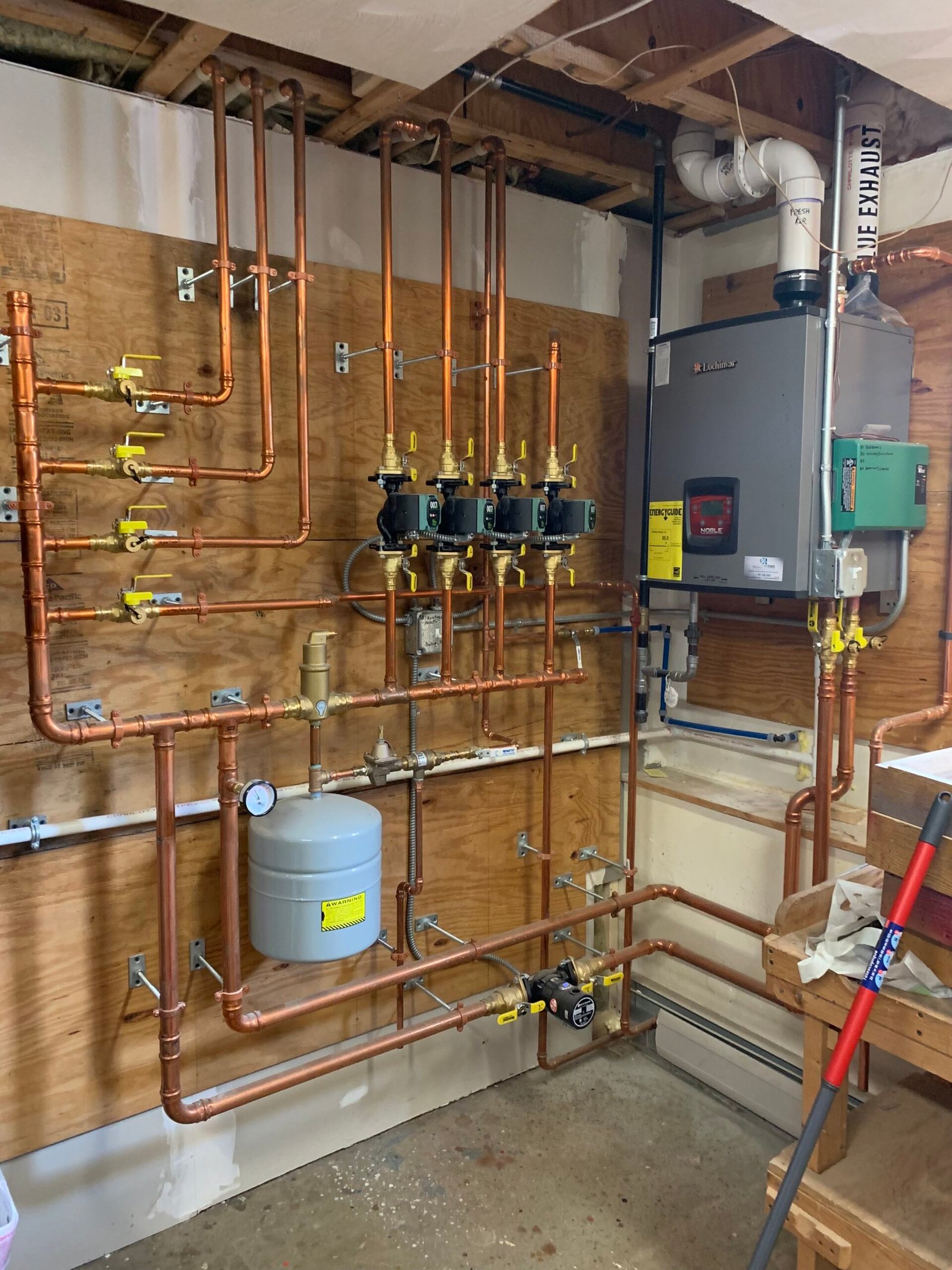 High efficiency Lochinvar boiler installation and repairs