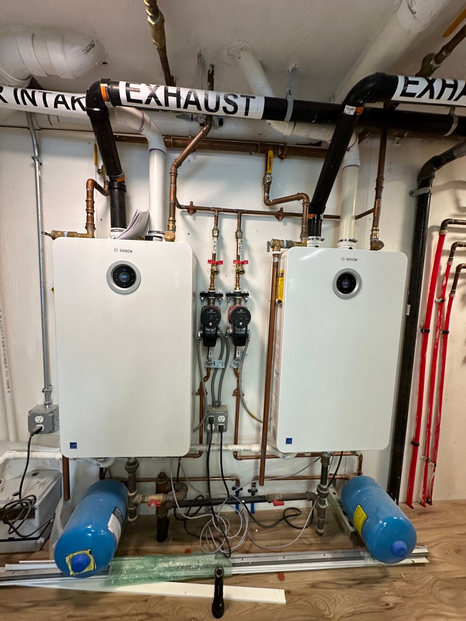 On demand water heater installations and repairs
